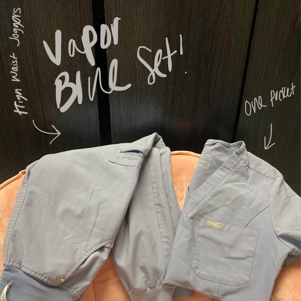 Figs PXXS set vapor blue